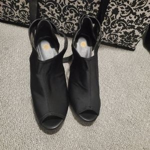 Black Slingback Heels